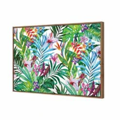 Jungle At Noon, Rectangle Canvas Art 6 Jungle At Noon, Rectangle Canvas Art -WALL ART DESGIN SALE jungle at noon rectangle canvas art 45x30cm natural frame 140662