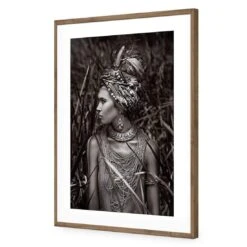 Jungle Beauty -WALL ART DESGIN SALE jungle beauty acrylic glass with border natural frame 45x30cm 584163