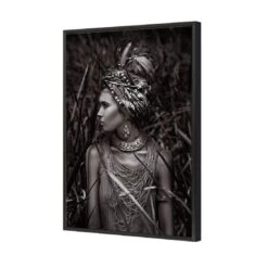 Jungle Beauty -WALL ART DESGIN SALE jungle beauty canvas black frame 45x30cm 115479