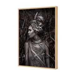 Jungle Beauty -WALL ART DESGIN SALE jungle beauty canvas oak frame 45x30cm 878102