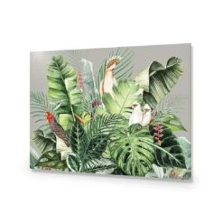 Jungle Exotica Green I (Horizontal) -WALL ART DESGIN SALE jungle exotica green i horizontal acrylic glass no border no frame 45x30cm 692081