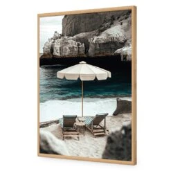 Just For 2 -WALL ART DESGIN SALE just for 2 acrylic glass no border oak frame 45x30cm 696444