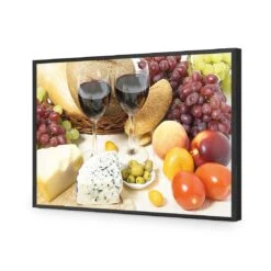 Kitchen Delights -WALL ART DESGIN SALE kitchen delights acrylic glass no border black frame 45x30cm 606830