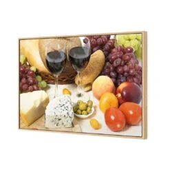 Kitchen Delights -WALL ART DESGIN SALE kitchen delights canvas oak floating frame 45x30cm 663860