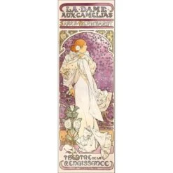 La Dame Aux Camelias By Alphonse Mucha