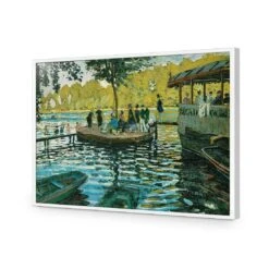La Grenouillere By Monet 16 La Grenouillere By Monet -WALL ART DESGIN SALE la grenouillere by monet acrylic glass no border white frame 45x30cm 971567