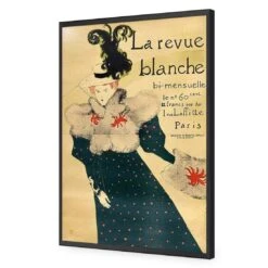 La Revue Blanche By Toulouse-Lautrec 16 La Revue Blanche By Toulouse-Lautrec -WALL ART DESGIN SALE la revue blanche by toulouse lautrec acrylic glass no border black frame 45x30cm 913391
