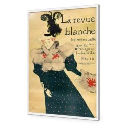 La Revue Blanche By Toulouse-Lautrec 17 La Revue Blanche By Toulouse-Lautrec -WALL ART DESGIN SALE la revue blanche by toulouse lautrec acrylic glass no border white frame 45x30cm 420429