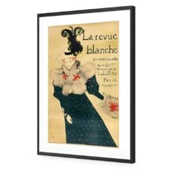 La Revue Blanche By Toulouse-Lautrec 11 La Revue Blanche By Toulouse-Lautrec -WALL ART DESGIN SALE la revue blanche by toulouse lautrec acrylic glass with border black frame 45x30cm 318490