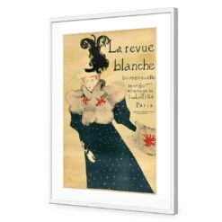 La Revue Blanche By Toulouse-Lautrec 12 La Revue Blanche By Toulouse-Lautrec -WALL ART DESGIN SALE la revue blanche by toulouse lautrec acrylic glass with border white frame 45x30cm 782888