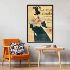 La Revue Blanche By Toulouse-Lautrec 4 La Revue Blanche By Toulouse-Lautrec -WALL ART DESGIN SALE la revue blanche by toulouse lautrec canvas stretched canvas 45x30cm 949516
