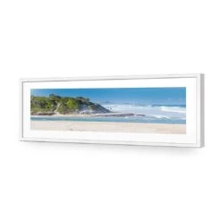 Lake Cathie -WALL ART DESGIN SALE lake cathie acrylic glass with border white frame 90x30cm 678705