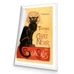Le Chat Noir By Steinlen Canvas Art -WALL ART DESGIN SALE le chat noir by steinlen canvas art 45x30cm rolled canvas 735811