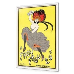 Le Frou Frou -WALL ART DESGIN SALE le frou frou acrylic glass no border white frame 45x30cm 752638