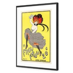 Le Frou Frou -WALL ART DESGIN SALE le frou frou acrylic glass with border black frame 45x30cm 171006