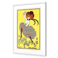 Le Frou Frou -WALL ART DESGIN SALE le frou frou acrylic glass with border white frame 45x30cm 580422