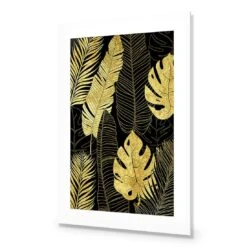 Leaf Montage Gold 10 Leaf Montage Gold -WALL ART DESGIN SALE leaf montage 1 gold canvas stretched canvas 45x30cm 512994