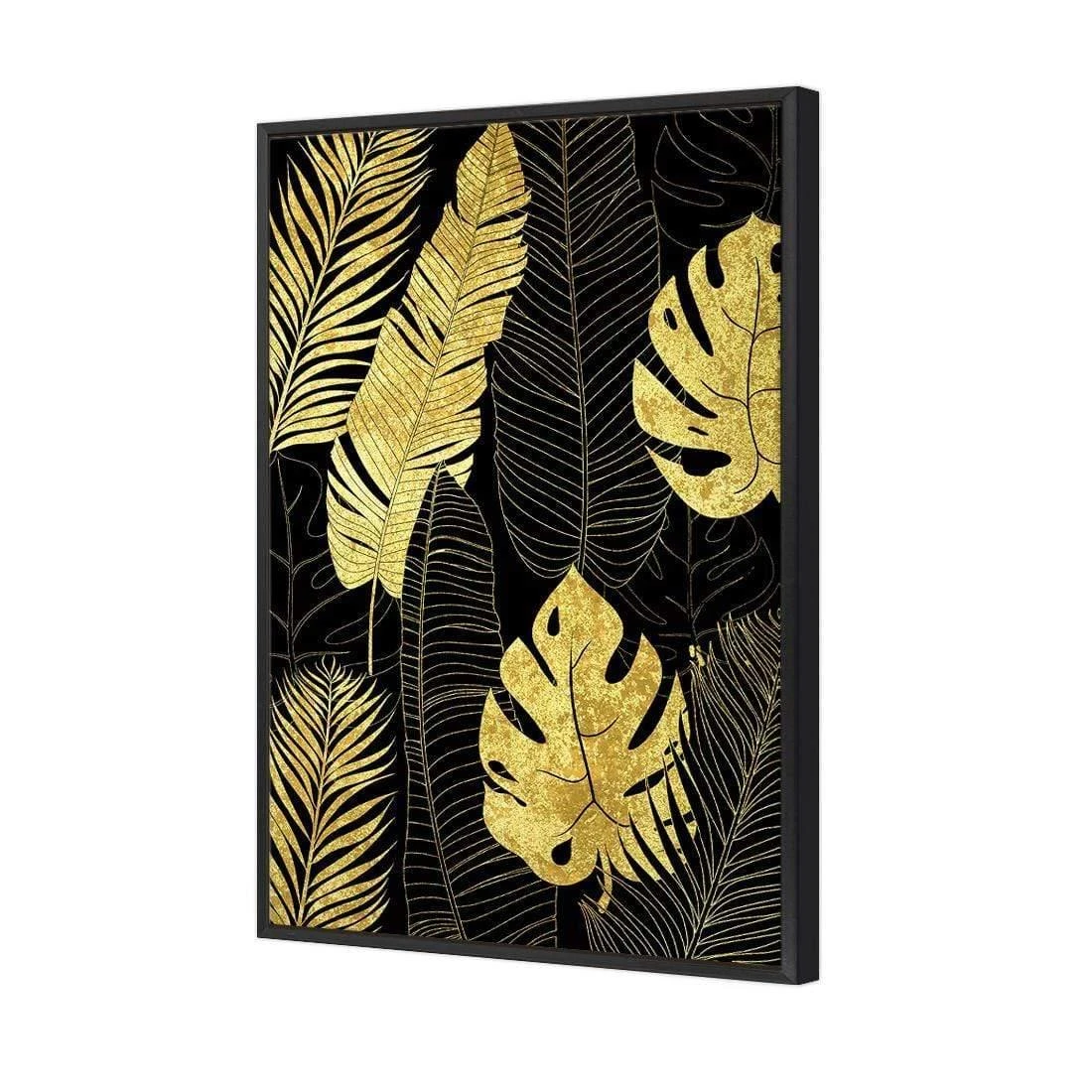 Leaf Montage Gold Leaf Montage Gold -WALL ART DESGIN SALE leaf montage 1 gold canvas stretched canvas 45x30cm 521368