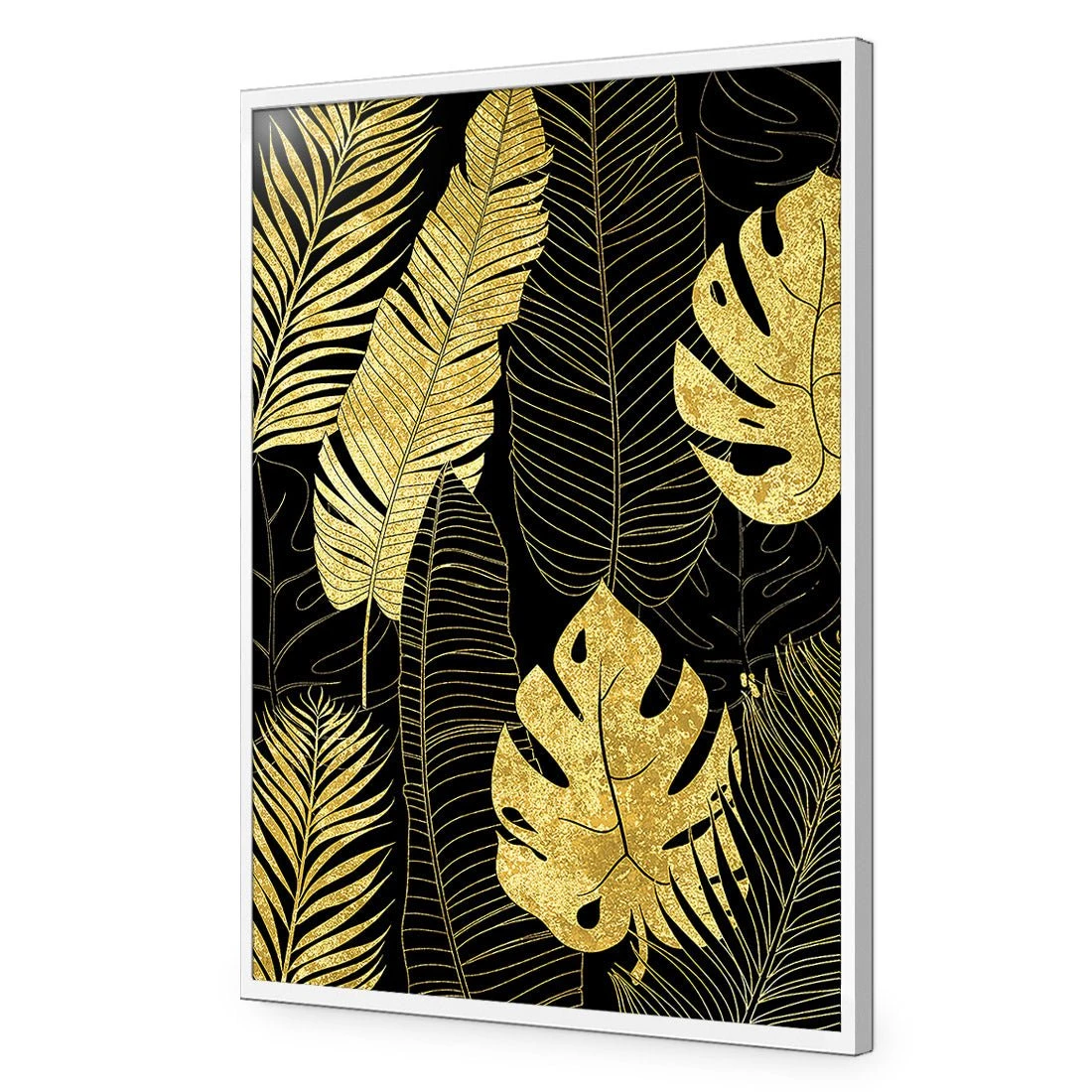 Leaf Montage Gold Leaf Montage Gold -WALL ART DESGIN SALE leaf montage 1 gold canvas stretched canvas 45x30cm 567760