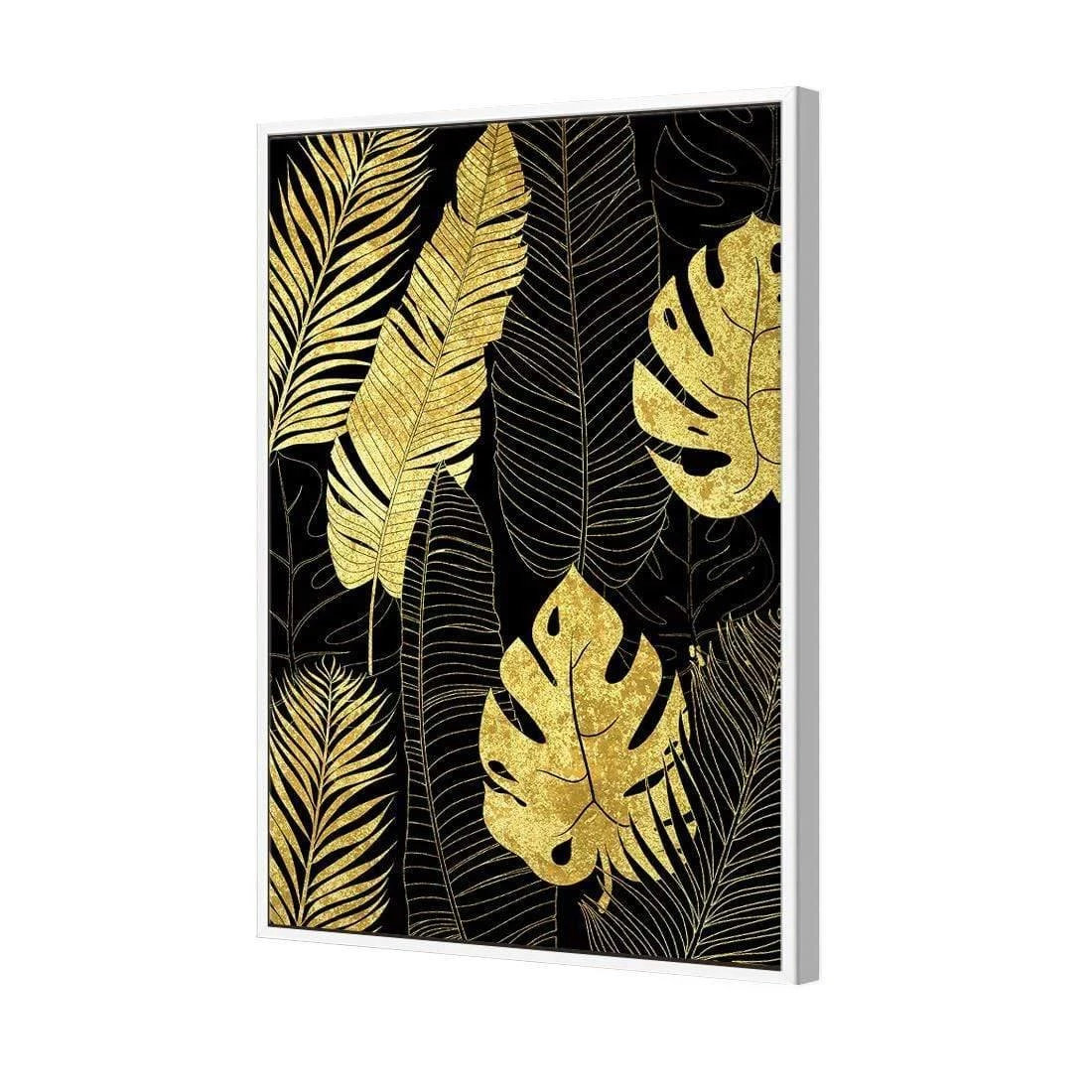Leaf Montage Gold Leaf Montage Gold -WALL ART DESGIN SALE leaf montage 1 gold canvas stretched canvas 45x30cm 696069