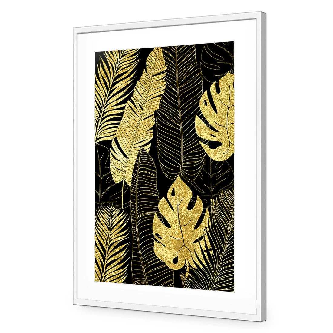 Leaf Montage Gold Leaf Montage Gold -WALL ART DESGIN SALE leaf montage 1 gold canvas stretched canvas 45x30cm 875177