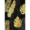 Leaf Montage Gold -WALL ART DESGIN SALE leaf montage 1 gold canvas stretched canvas 45x30cm 942357