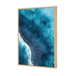 Life -WALL ART DESGIN SALE life i canvas oak floating frame 45x30cm 695606