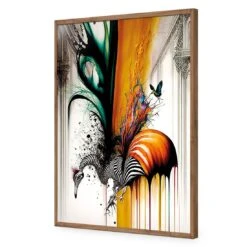 Life On Mars III -WALL ART DESGIN SALE life on mars iii acrylic glass no border natural frame 45x30cm 690709