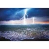 Lightning Beach Canvas Art -WALL ART DESGIN SALE lightning beach canvas art 45x30cm rolled canvas 793477