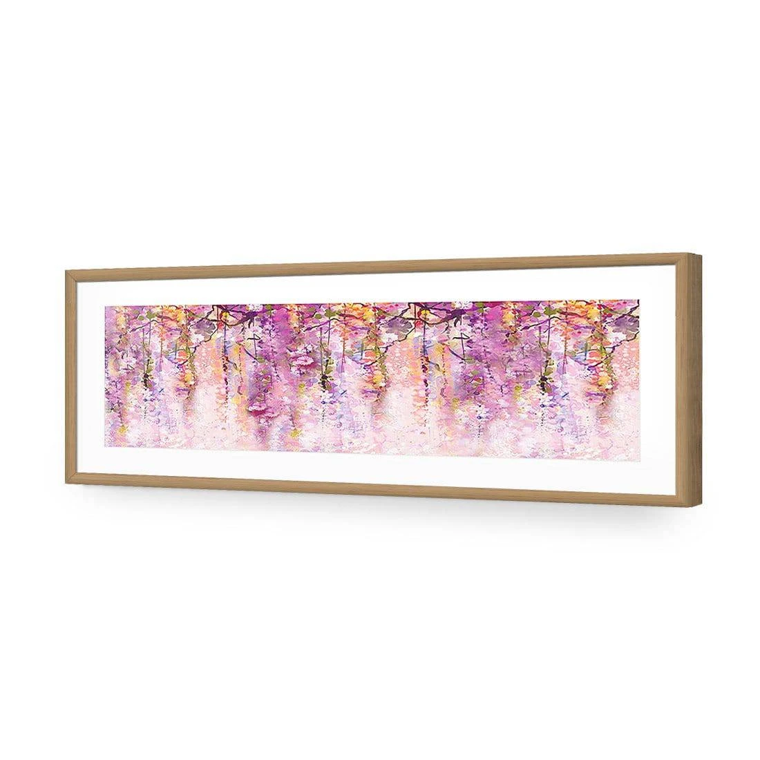 Lilac Dream, Long Acrylic Print Art Lilac Dream, Long Acrylic Print Art -WALL ART DESGIN SALE lilac dream long acrylic print art with border oak frame 60x20cm 714653
