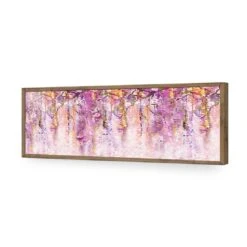 Lilac Dream, Long Acrylic Print Art 11 Lilac Dream, Long Acrylic Print Art -WALL ART DESGIN SALE lilac dream long acrylic print art without border natural frame 60x20cm 789994