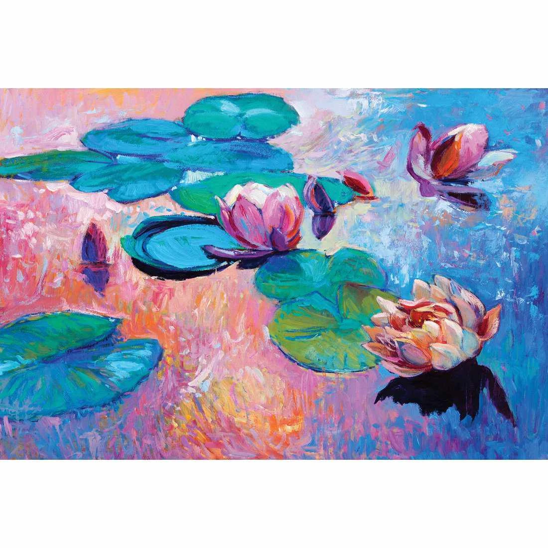 Lily Pads Canvas Art Lily Pads Canvas Art -WALL ART DESGIN SALE lily pads canvas art 45x30cm no frame 631128
