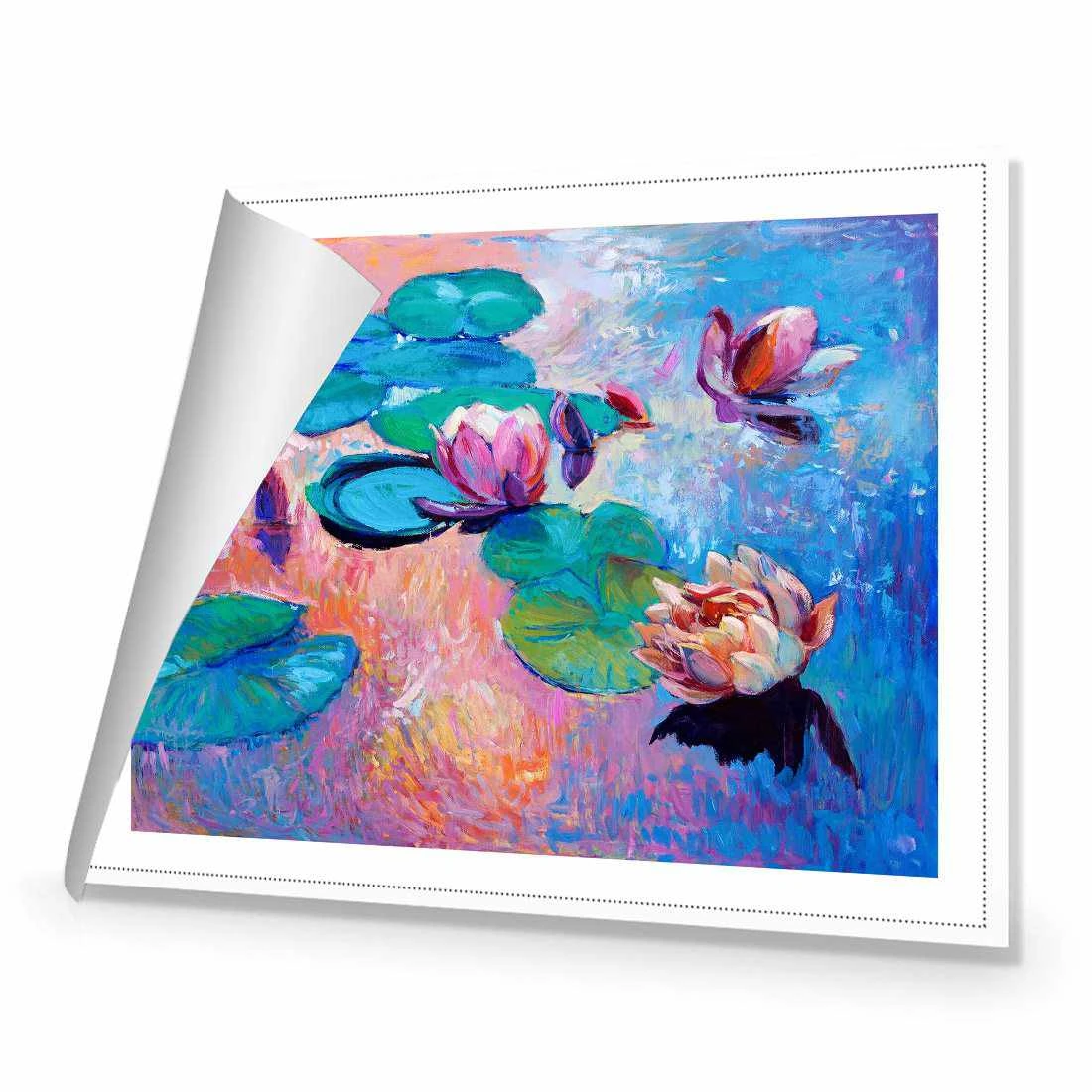 Lily Pads Canvas Art Lily Pads Canvas Art -WALL ART DESGIN SALE lily pads canvas art 45x30cm rolled canvas 607906