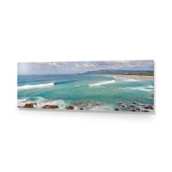 Line Up Back Beach -WALL ART DESGIN SALE line up back beach acrylic glass no border no frame 90x30cm 603312