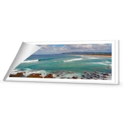 Line Up Back Beach -WALL ART DESGIN SALE line up back beach canvas rolled canvas 60x20cm 404933