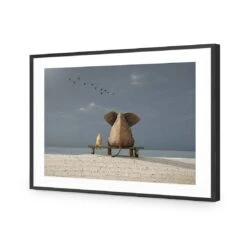 Little And Large Acrylic Print Art -WALL ART DESGIN SALE little and large acrylic print art with border black frame 45x30cm 341912