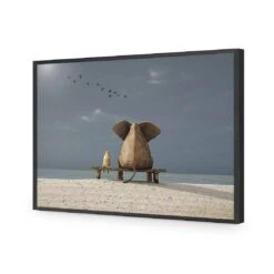 Little And Large Acrylic Print Art -WALL ART DESGIN SALE little and large acrylic print art without border black frame 45x30cm 519530