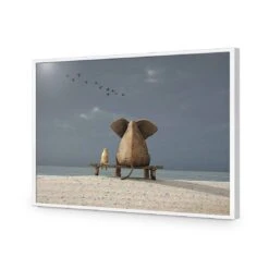 Little And Large Acrylic Print Art -WALL ART DESGIN SALE little and large acrylic print art without border white frame 45x30cm 430497