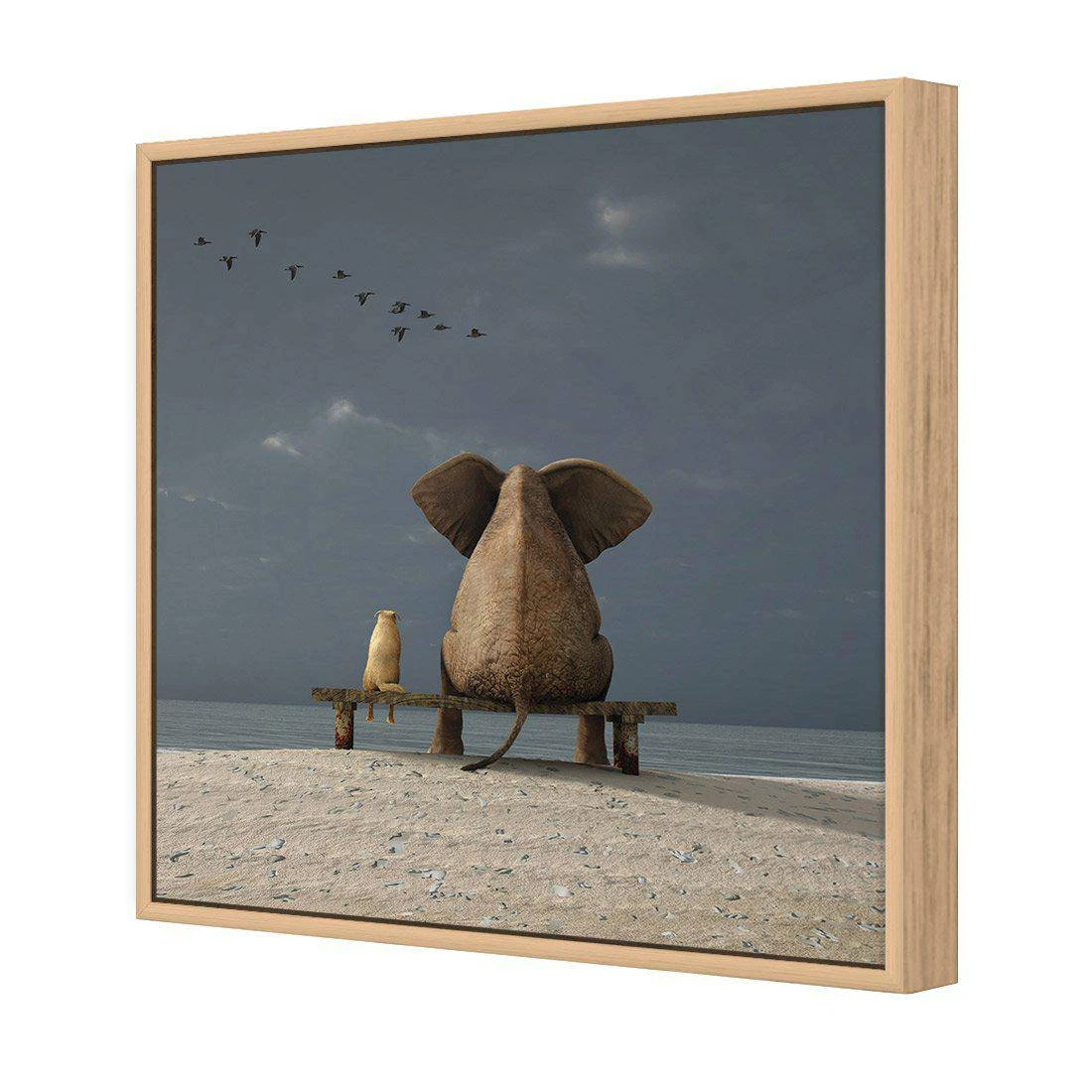 Little And Large Square Canvas Art Little And Large Square Canvas Art -WALL ART DESGIN SALE little and large square canvas art 30x30cm oak frame 734984