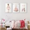 Little Ballerina 1 - Trio Art Set -WALL ART DESGIN SALE little ballerina 1 trio art set canvas stretched canvas 45x30cm 171635