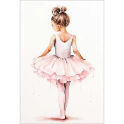 Little Ballerina 1 - Trio Art Set -WALL ART DESGIN SALE little ballerina 1 trio art set canvas stretched canvas 45x30cm 996096
