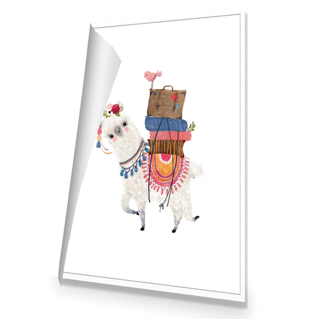 Llama Ride Llama Ride -WALL ART DESGIN SALE llama ride canvas rolled canvas 45x30cm 730091
