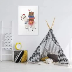 Llama Ride 4 Llama Ride -WALL ART DESGIN SALE llama ride canvas stretched canvas 45x30cm 127388