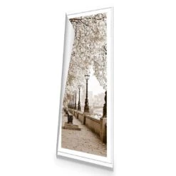 London Riverwalk, Sepia, Long Canvas Art -WALL ART DESGIN SALE london riverwalk sepia long canvas art 60x20cm rolled canvas 797329