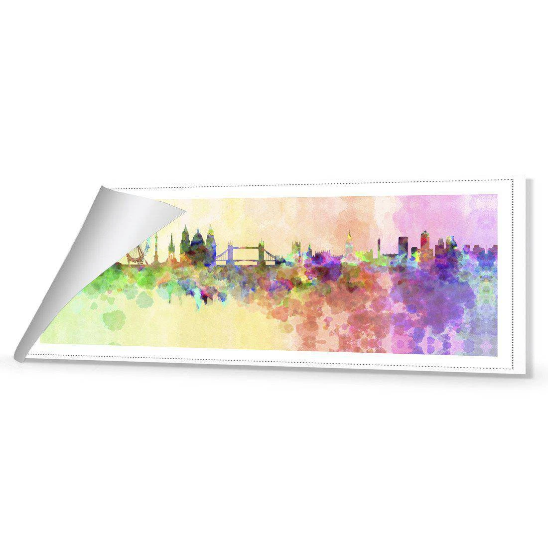 London Skyline Watercolour Canvas Art London Skyline Watercolour Canvas Art -WALL ART DESGIN SALE london skyline watercolour canvas art 60x20cm rolled canvas 498297