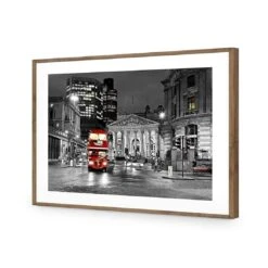 London Street -WALL ART DESGIN SALE london street acrylic glass with border natural frame 45x30cm 686058