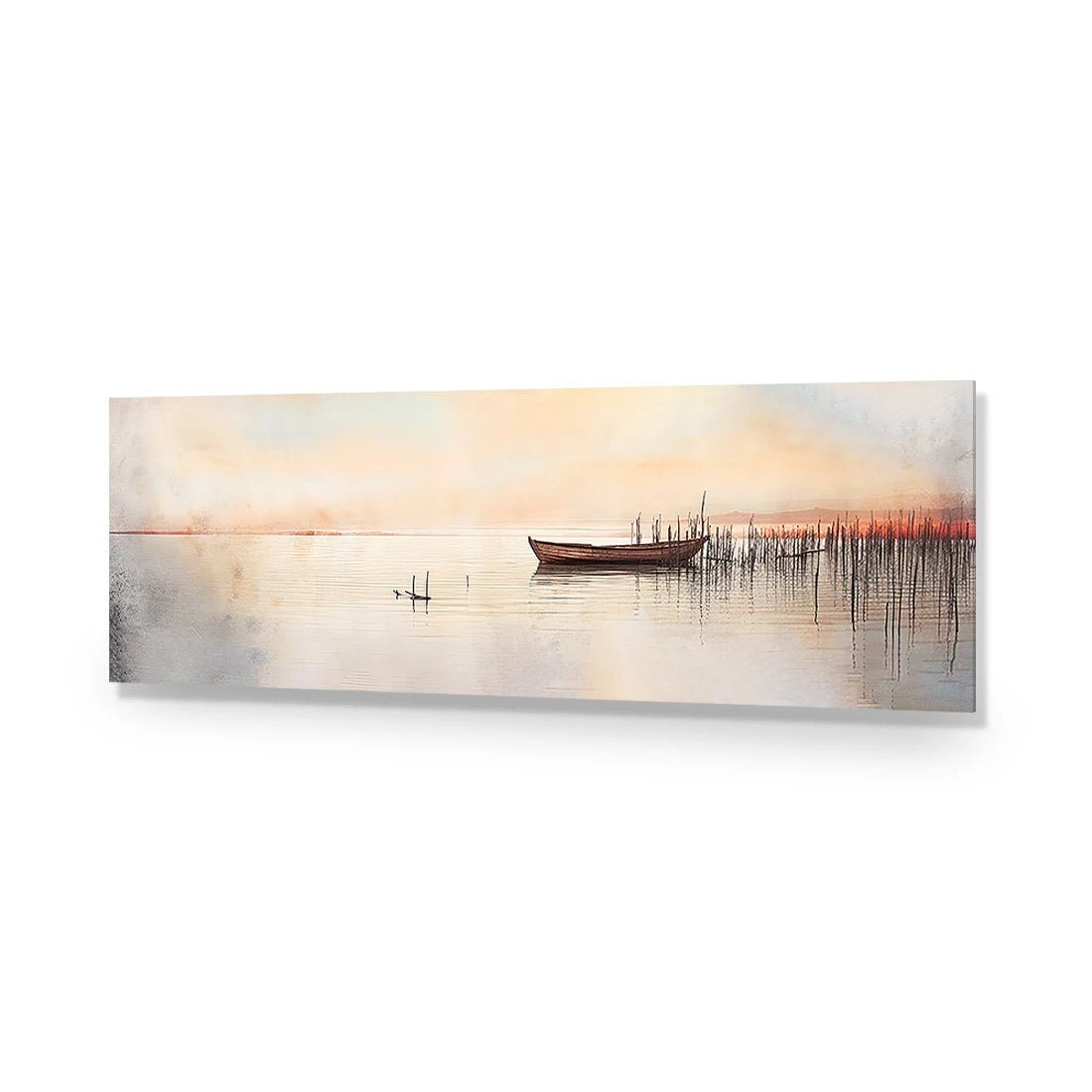Lonely Boat Lonely Boat -WALL ART DESGIN SALE lonely boat acrylic glass no border no frame 90x30cm 417137