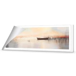 Lonely Boat 9 Lonely Boat -WALL ART DESGIN SALE lonely boat canvas rolled canvas 60x20cm 988630