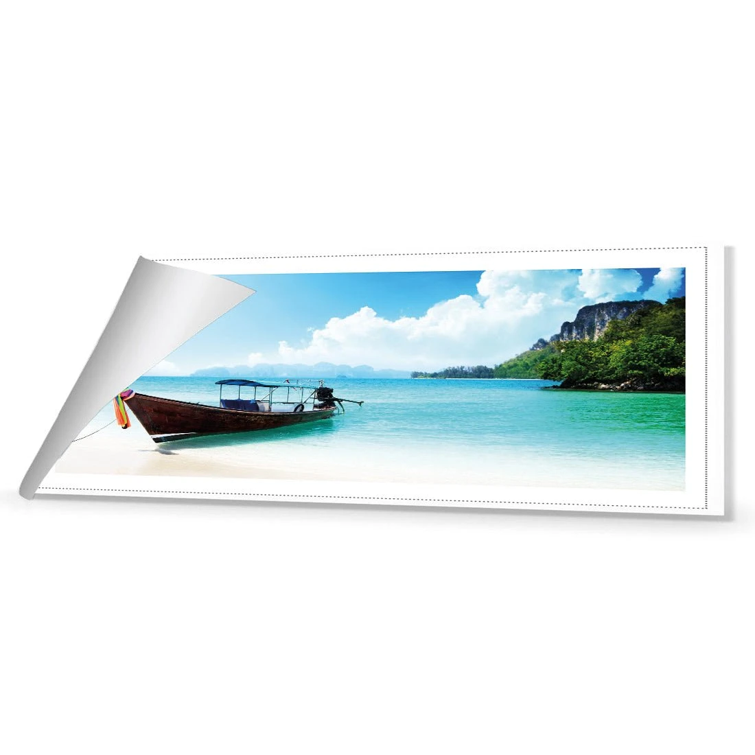 Long Thai Boat (Long) Long Thai Boat (Long) -WALL ART DESGIN SALE long thai boat long canvas rolled canvas 60x20cm 145793