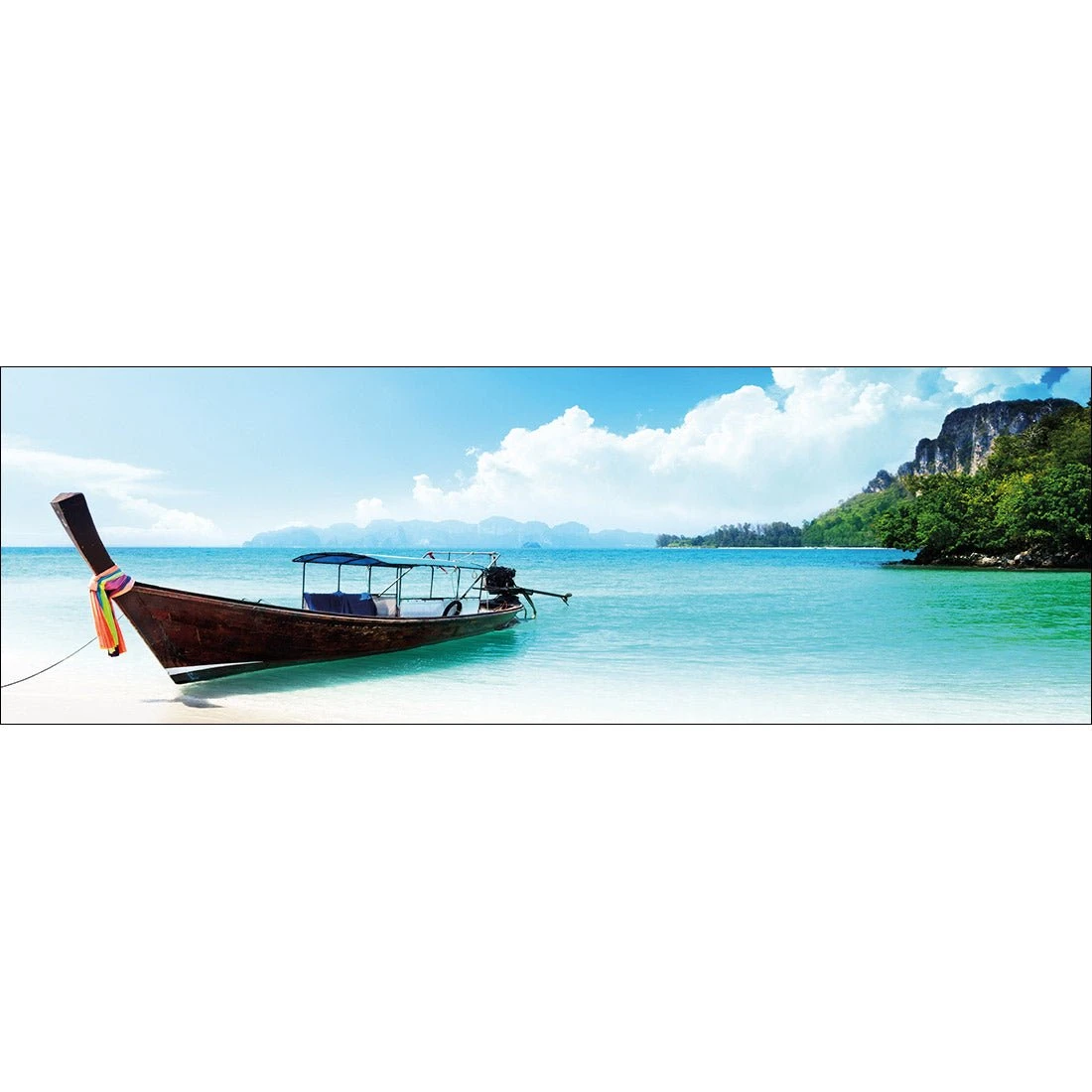 Long Thai Boat (Long) Long Thai Boat (Long) -WALL ART DESGIN SALE long thai boat long canvas stretched canvas 60x20cm 304972